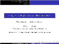 Hedge Fund Replication and Alternative Beta