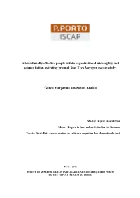 Interculturally Effective People Within Organizational Wide Agility and Science Fiction As Testing Ground