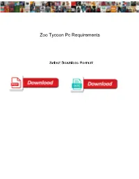 Zoo Tycoon Pc Requirements