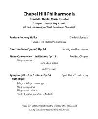 Concert Program