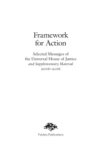 Framework for Action