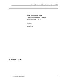 Server Administration Guide