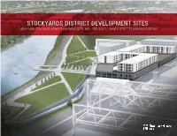 Stockyards District Development Sites 1400–1430 Genessee Street | Kansas City, Mo ; 200 South James Street | Kansas City, Ks