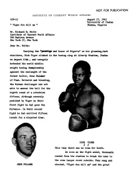 "Tiger Don Kill Ams and the Great C,TP-12 2 Crovd of Outsiders Joyfully Joined the Refrain