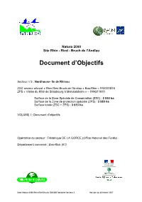 Document D'objectifs Qui Définit Les Orientations De Gestion Et De Conservation, Les Modalités De Leur Mise En Œuvre Et Les Dispositions Financières D'accompagnement