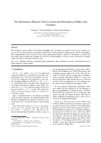 Two Information-Theoretic Tools to Assess the Performance of Multi-Class Classiﬁers