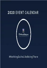 2020 Event Calendar