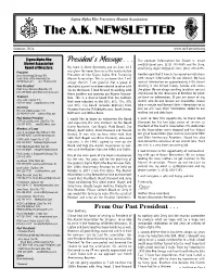 Summer 2014- AK Newsletter