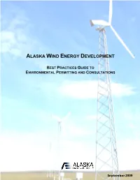Alaska Wind Energy Development
