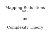 Complexity Theory