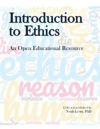 Introduction to Ethics