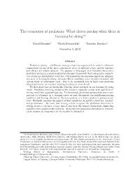 The Economics of Predation: What Drives Pricing When There Is Learning-By-Doing?∗