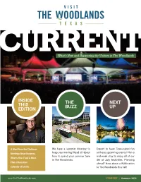 Inside This Edition the Buzz Next Up