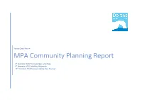 MPA Community Planning Report
