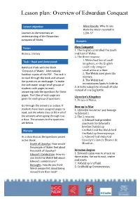 1. Overview of Edwardian Conquest