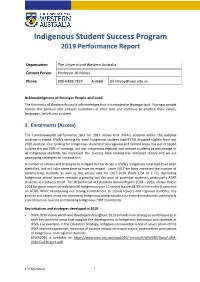 Indigenous Student Success Program 2019 Performance Report
