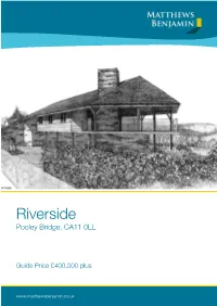 Riverside Pooley Bridge, CA11 0LL