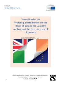Smart Border 2.0 Avoiding a Hard Border on the Island of Ireland for Customs Control and the Free Movement of Persons