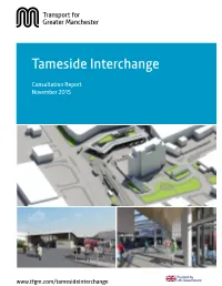 Tameside Interchange Consultation Report