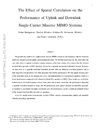 The Effect of Spatial Correlation on the Performance of Uplink and Downlink Single-Carrier Massive MIMO Systems