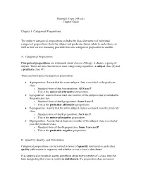 Baronett, Logic (4Th Ed.) Chapter Guide Chapter 5: Categorical