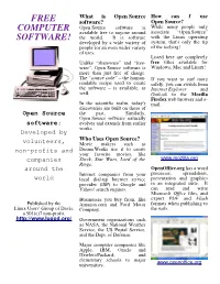 Free Computer Software!