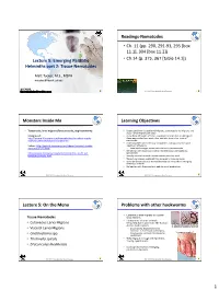 Lecture 5: Emerging Parasitic Helminths Part 2: Tissue Nematodes