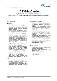 Uc1394a Carrier Product Overview
