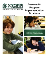 Arrowsmith Program Implementation Brochure