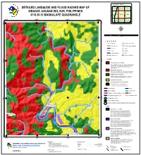 Detailed Landslide and Flood Hazard Map of Sibagat