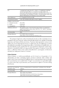 Guidelines for Drinking-Water Quality, Fourth Edition