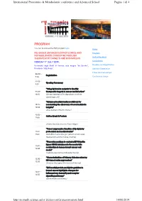 PROGRAM You Can Download the PDF Program Here Home
