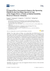 Ecological Flow Assessment to Improve the Spawning Habitat For