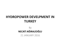 Hydropower Develpment in Turkey