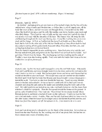 [Section Begins in April, 1876, with New Numbering. Pages 1-8 Missing.] Page 9 [Saturday, April 22, 1876?] …The Kitchen” An