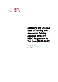 REDD Programme in Viet Nam (2009-2011)