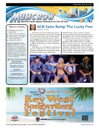 ACM Sales Bump the Lucky Few 1 ACM Sales Bump the by David M