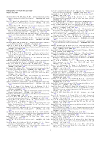 Bibliography from ADS File: Byrne.Bib June 27, 2021 1