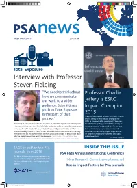 Interview with Professor Steven Fielding “We Need to Think About Professor Charlie How We Communicate Our Work to a Wider Jeffery Is ESRC Audience
