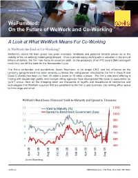 On the Future of Wework and Co-Working