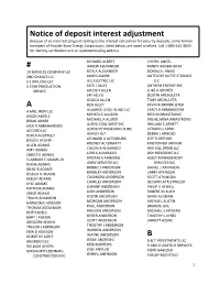 Deposit Interest Calculation