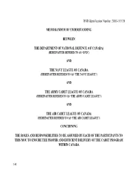 Memorandum of Understanding (MOU)