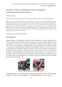 Principles of Three-Dimensional Computer Design for Understanding Impossible Figures