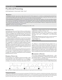 Pyrethroid Poisoning Atul M Ramchandra2, Binila Chacko1, Peter J Victor3