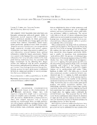 Subdividing the Beat: Auditory and Motor Contributions to Synchronization