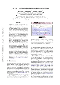 Arxiv:2010.11856V3 [Cs.CL] 13 Apr 2021 Questions from Non-English Native Speakers to Rep- Information-Seeking Questions—Questions from Resent Real-World Applications