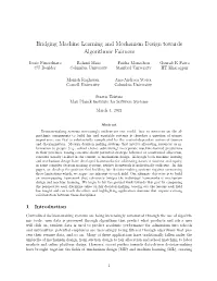 Bridging Machine Learning and Mechanism Design Towards Algorithmic Fairness