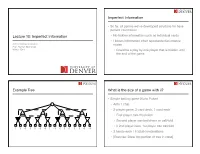 Games Lectures.Key