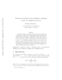 Some Non-Existence and Asymptotic Existence Results for Weighing
