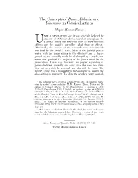 The Concepts of Demos, Ekklesia, and Dikasterion in Classical Athens Mogens Herman Hansen